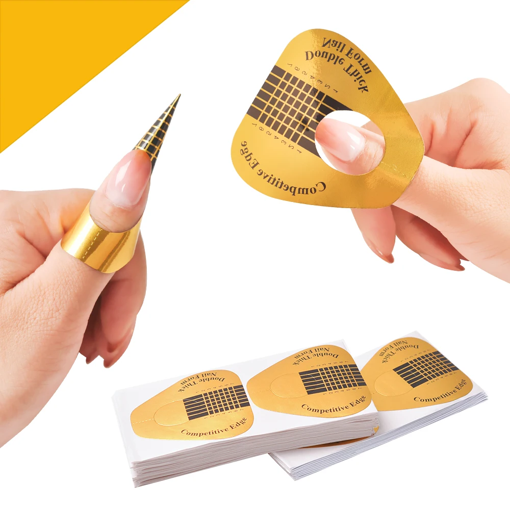 Формы для ногтей Biutee 100/упаковка акриловые Типсы наклейки на ногти французский