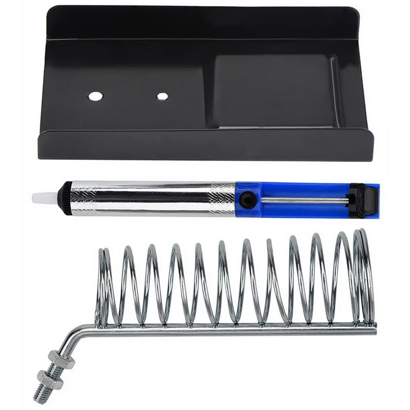 

Soldering Iron Kit Adjustable Temperature 200-450â„ƒ 110-240V 60W LCD Solder Welding Tools Heater Soldering Tips Desoldering Pump