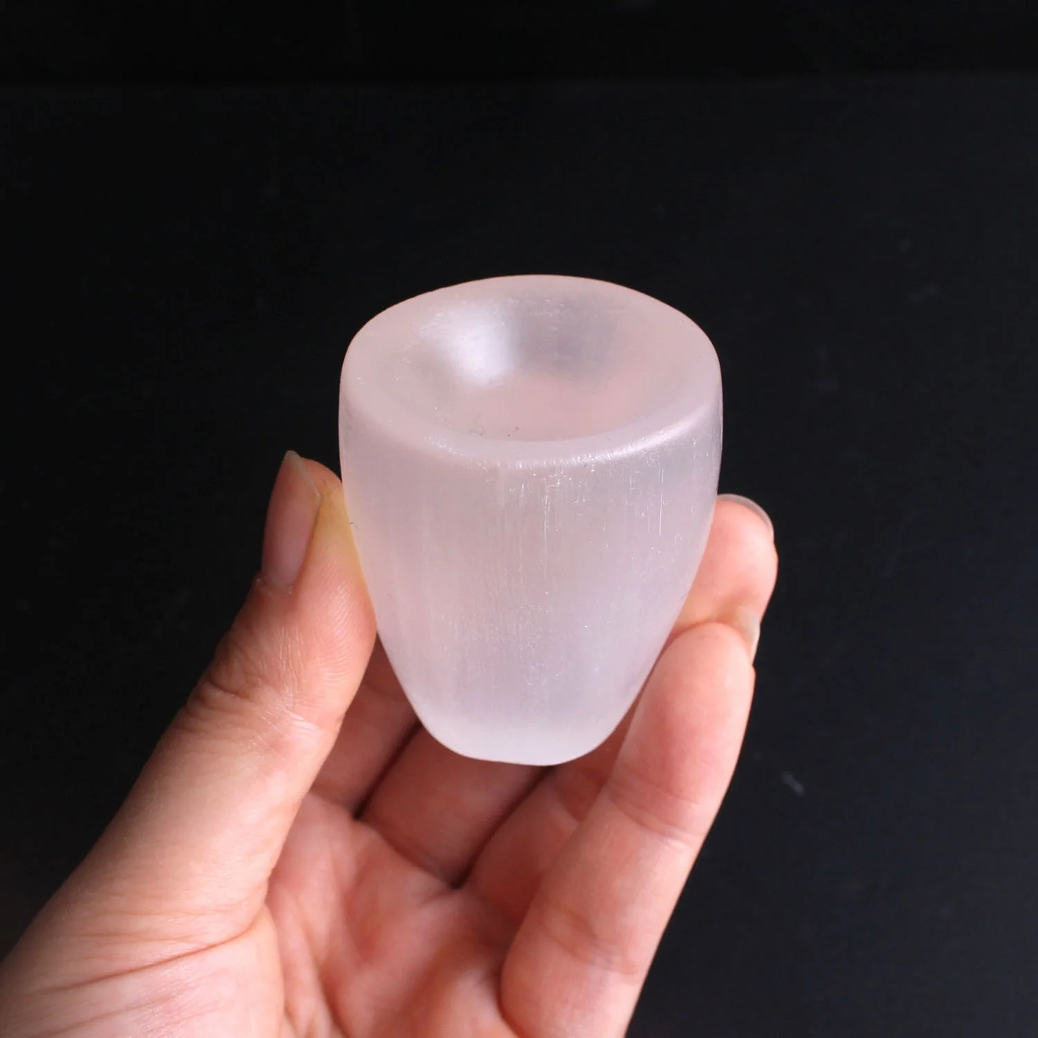 Подсвечник из натурального гипса с кристаллами ароматерапия диффузор эфирного