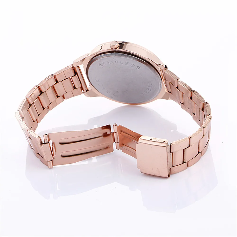

2021 New Rose Gold Watch Ladies Watch Ladies Creative Steel Ladies Bracelet Watch Female Waterproof Clock Relogio Feminino