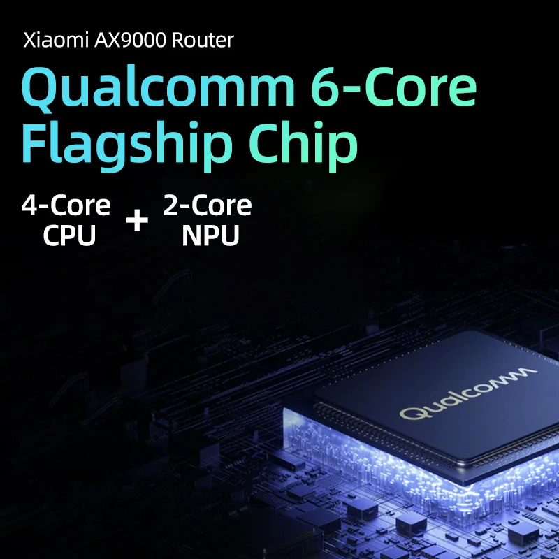 Роутер XIAOMI AX9000 трехканальный WIFI6 расширенная версия четырехъядерный процессор 1