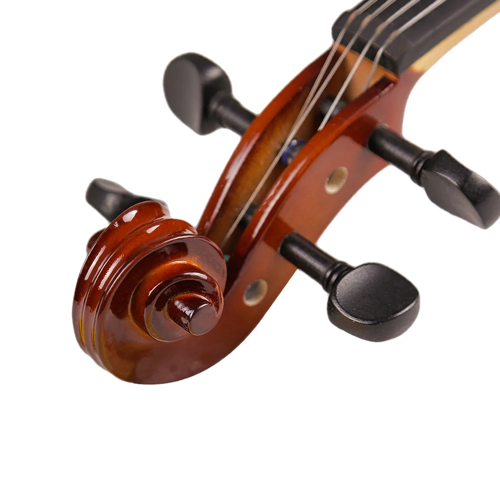 

1/8 1/16 size with Case Bow Strings Shoulder Rest Bass Wood Violin For Beginner Students Kids