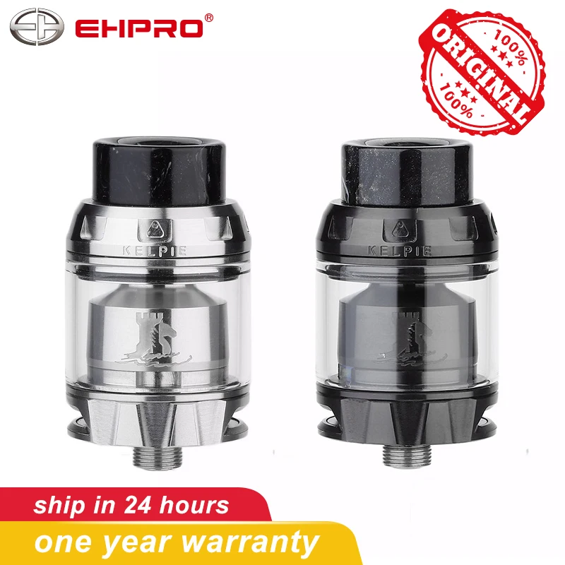 Оригинальный Ehpro Kelpie RTA vape бак 2/3. 5 мл 510 нить 25 мм топ заполнения атомайзер для