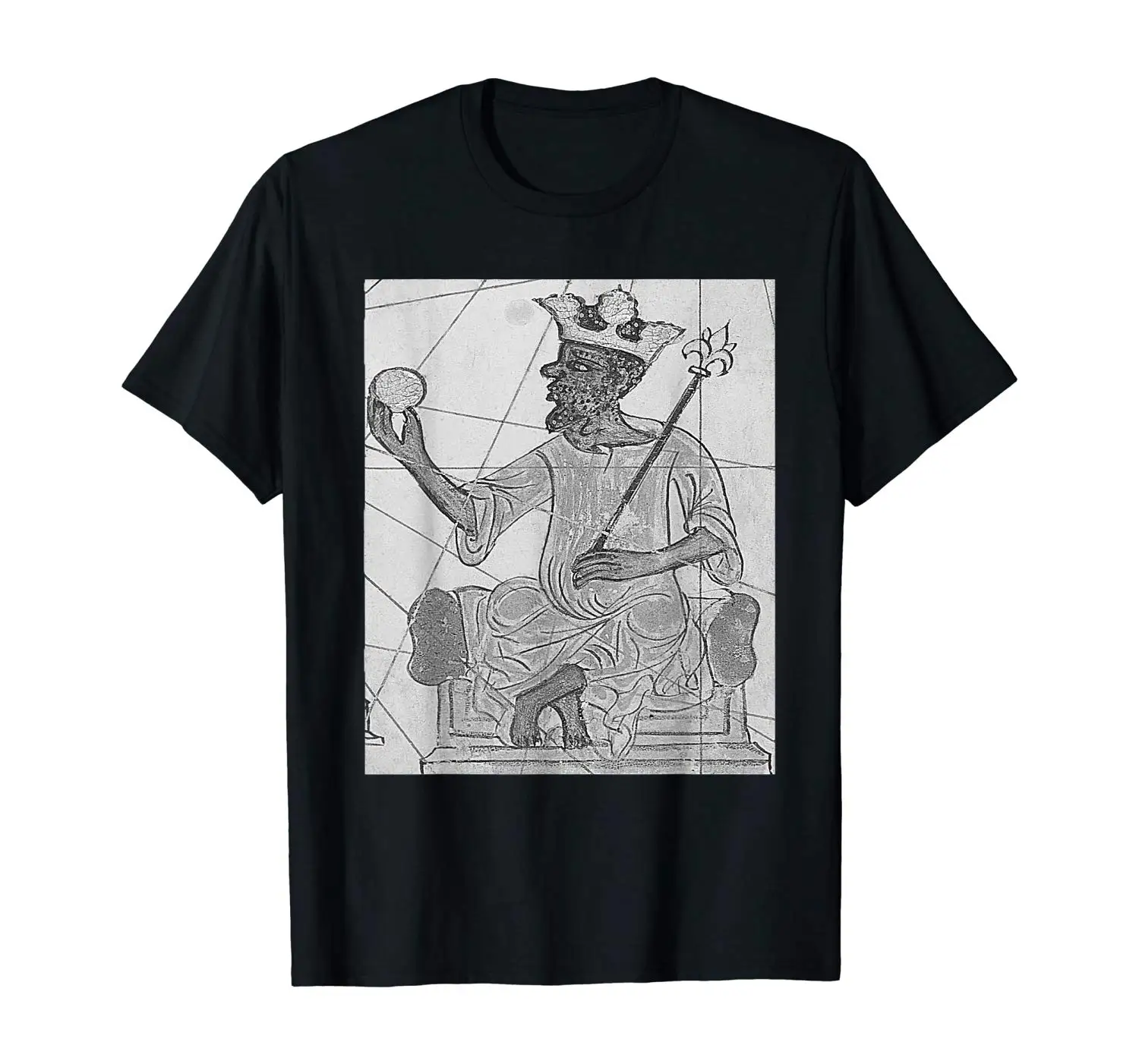 Mansa Musa футболка I of Mali Africa Graphic Tee | Мужская одежда