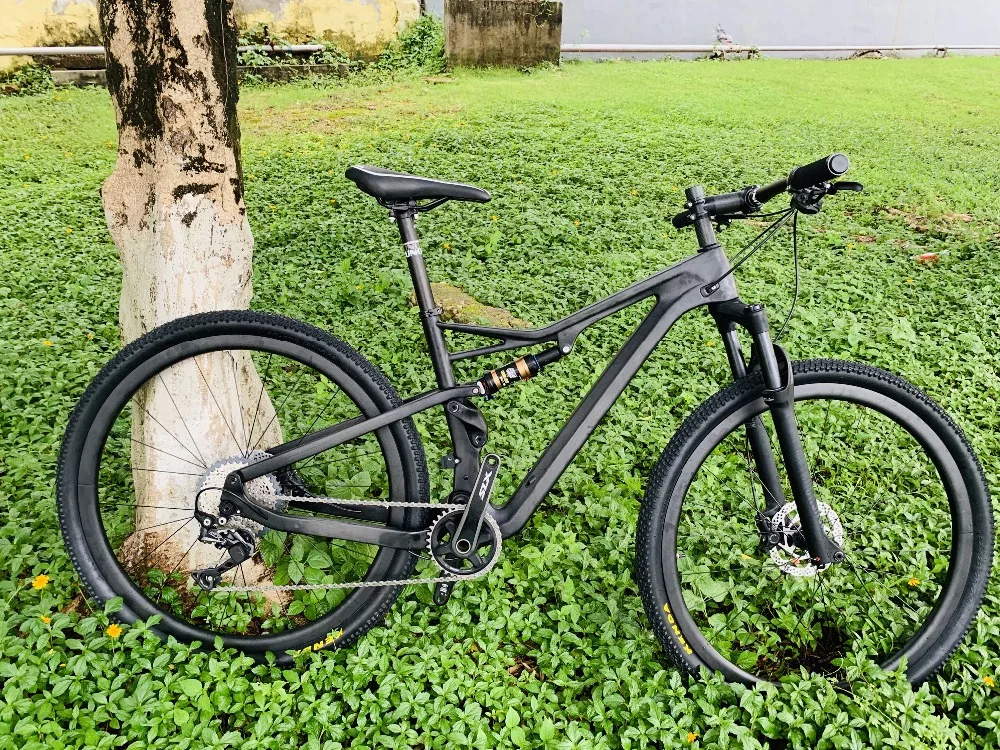 29er Boost углеродная рама для горного велосипеда углерода Размер 15,5/17,5/19,5 крепежная рама для горного велосипеда 148*12 макс шины 3,0 29er горный велосипед с полной подвеской