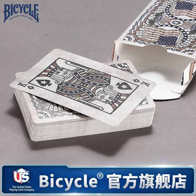 Коллекционная карта в винтажном стиле с изображением велосипеда покера