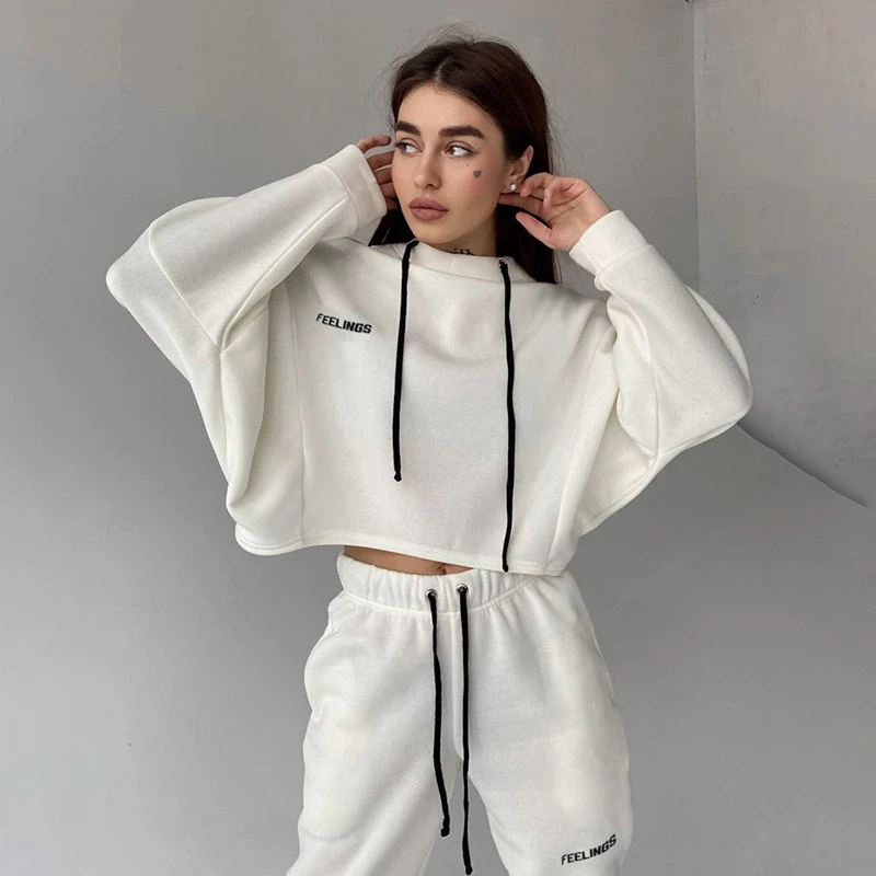 

Euramerican wind fashion city long sleeve leisure clothing suit autumn winter new fund pure color sport suit female