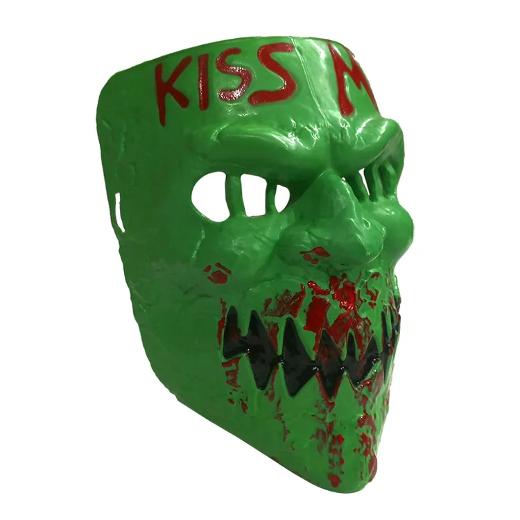 Чистка: Kiss Me (Поцелуй меня Косплэй анфас маска кровавая череп Маскарадная для