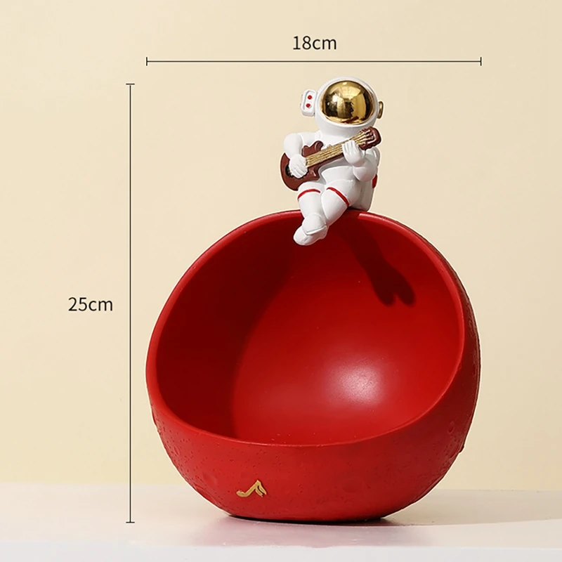 

Astronaut Figurine Key Resin Storage Box Key Storage Art Living Room Table Figurines Home Decor Gift Decorative