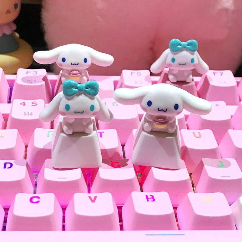 gaming accessories mechanical keyboard keycap personality design cartoon axis anim keycap for cute cinnamon dog for big ear dog free global shipping