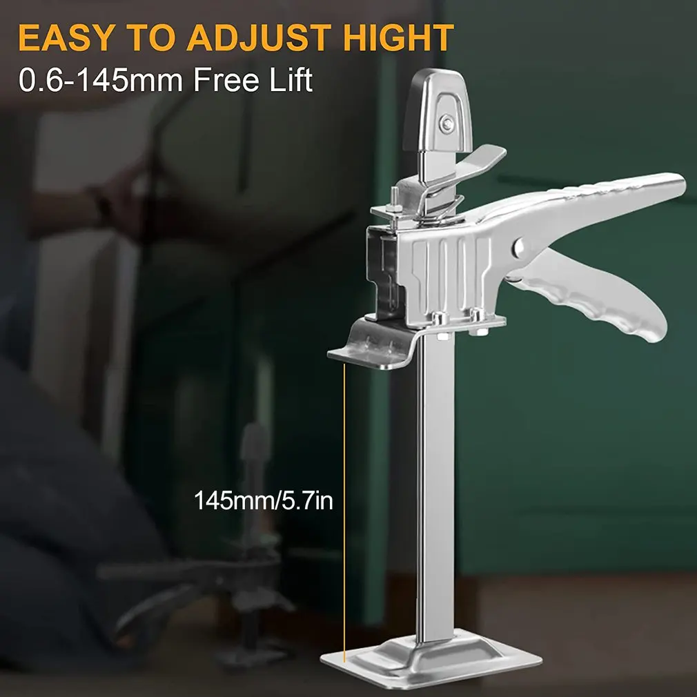 

FQ-02 Wall Brick Height Adjustment Solid Lifter Labor Saving Arm Hand Jack Cabinet Lift Tool For Walls Cabinet Installation