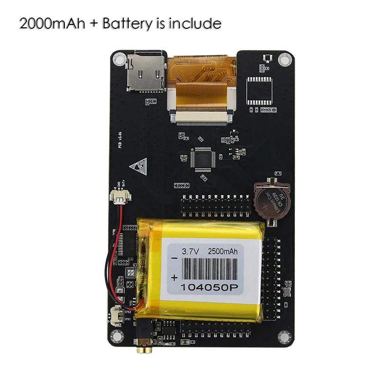 Плата часов PortaPack H2 с сенсорным экраном 3 2 дюйма 0.5PPM TCXO батарейкой для