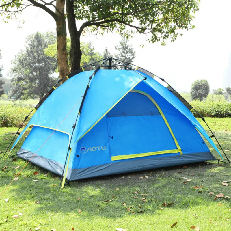 Палатки быстрооткрывающиеся с защитой от дождя и комаров для кемпинга без