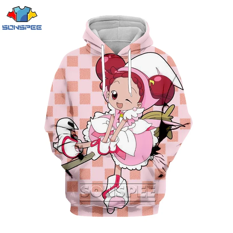 SONSPEE Ojamajo Doremi Harajuku унисекс для мужчин и женщин 3D одежда Толстовки с капюшоном