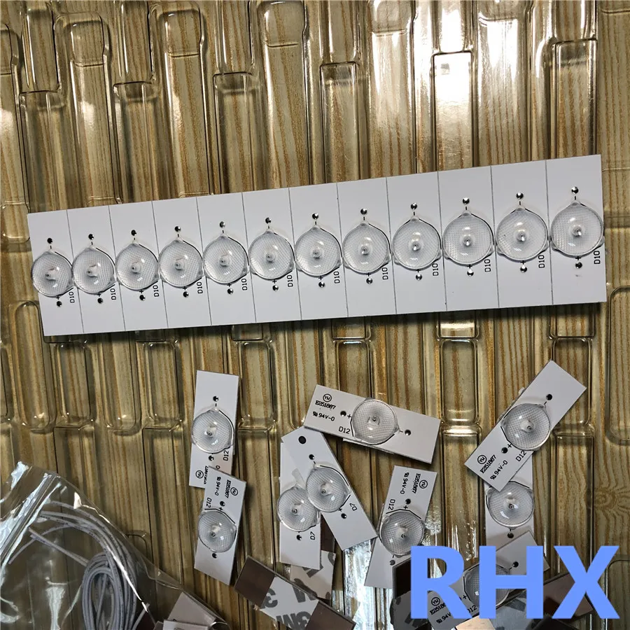 50 шт./лот универсальные светодиодные лампы 6 в с фотоэлементами для ремонта ТВ 100%