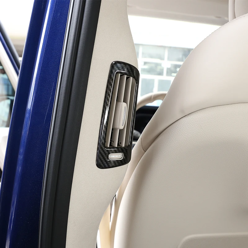 

2 Colors Car Interior Modification Car Front B Pillar Air Vent Frame Trim ABS Chrome For Mercedes Benz G Class W463 2019-2021