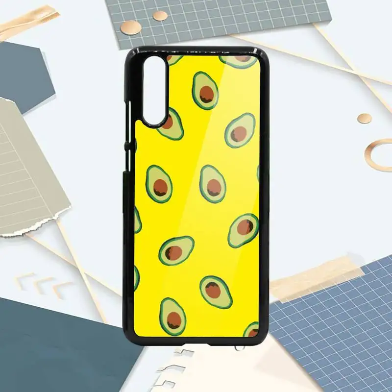 

Cute cartoon fruit avocado Phone Cases PC For Samsung galaxy S note 8 9 20 10 e lite2019 plus pro ultra