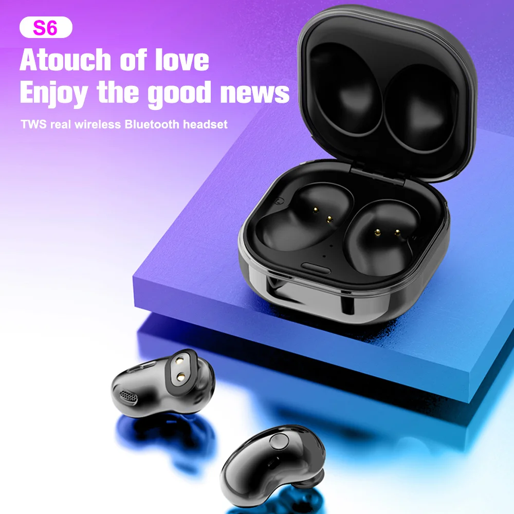 

S6 Bluetooth Earphone In-Ear Wireless Stereo Bluetooth Earphone Wireless Bluetooth headphone With Charging Box
