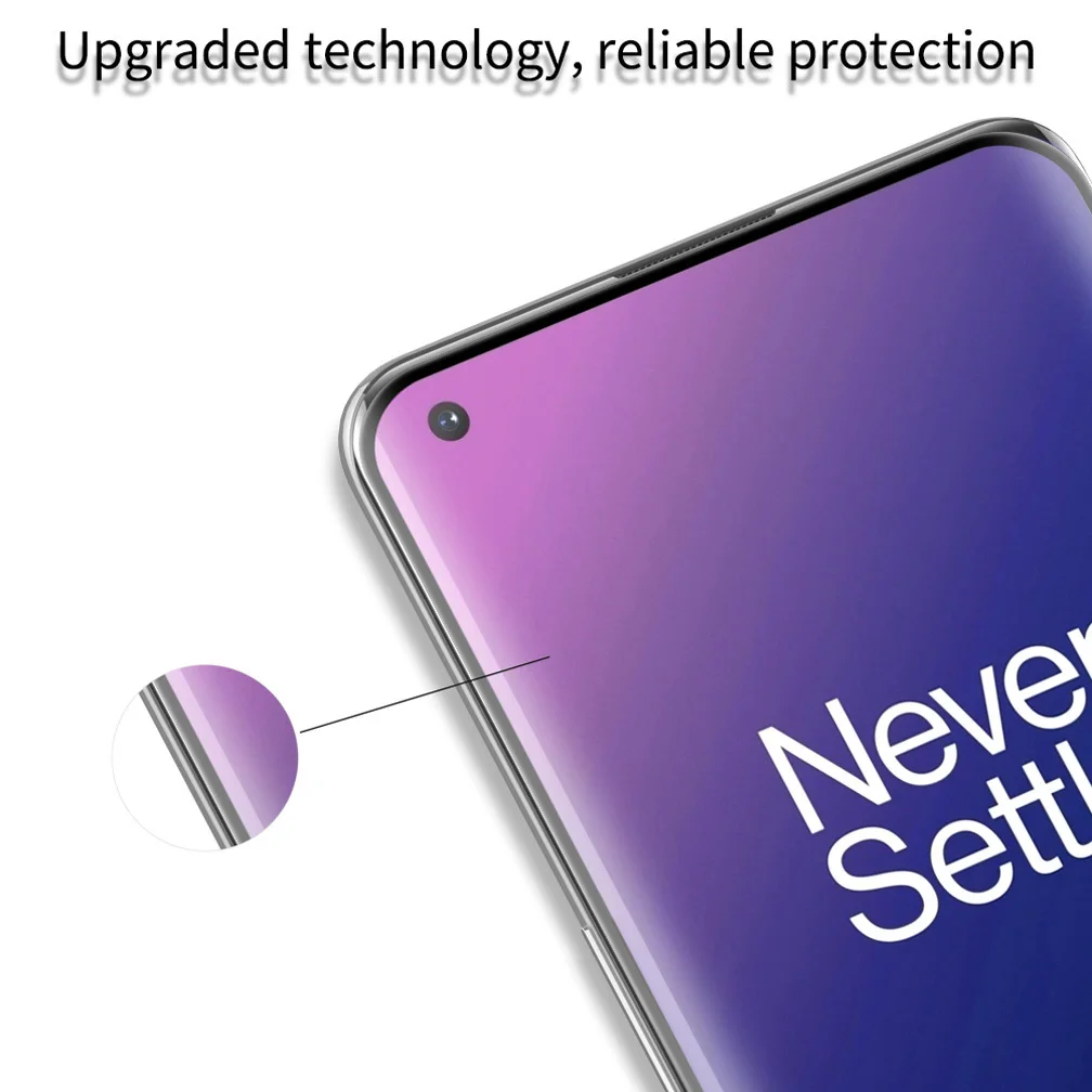 for oneplus 9 pro glass screen protector nillkin 3d ds max round edge tempered glass for one plus 9 pro hd glass film free global shipping