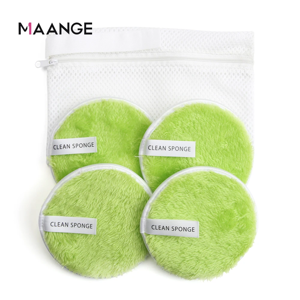 2/4PCS Make up remover healthy skin Microfiber Cloth Pads Remover Towel Face Cleansing Makeup Lazy powder puff Skin Care Tools |