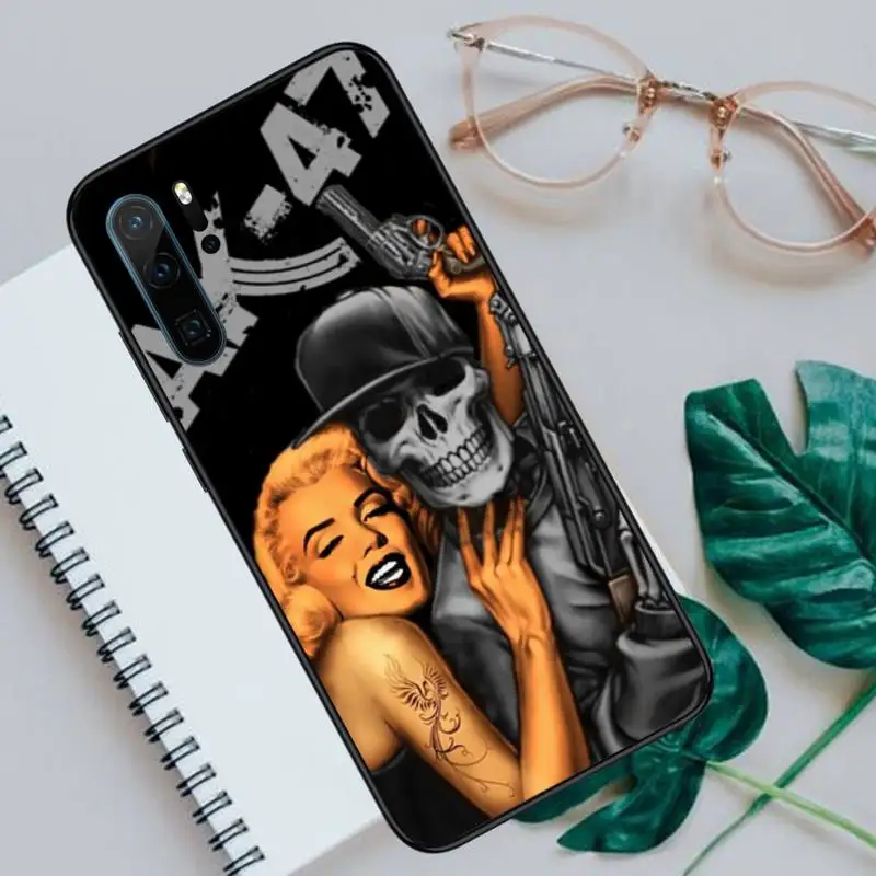 

AK47 Gun Phone Cases For Huawei P40 P20 P30 lite Pro P Smart 2019 Mate 40 20 10 Lite Pro Nova 5t