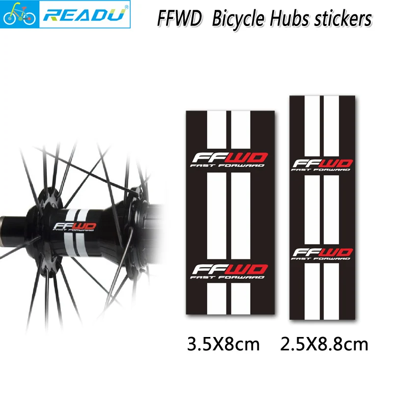 

READU Bicycle Sticker FFWD Hubs stickers road bike rims hubs decals bicycle wheels hubs stickers decals