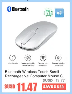 CHYI Милая Беспроводная мини Бесшумная компьютерная мышь Ультра тонкая Usb оптическая ПК Mause эргономичная креативная 3d подарочная мышь для детского ноутбука