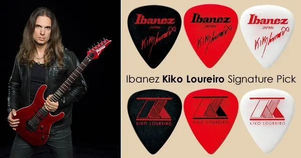 Фирменный медиатор IBANEZ Kiko Loureiro для электроакустической гитары 1 2 мм шт. сделано в