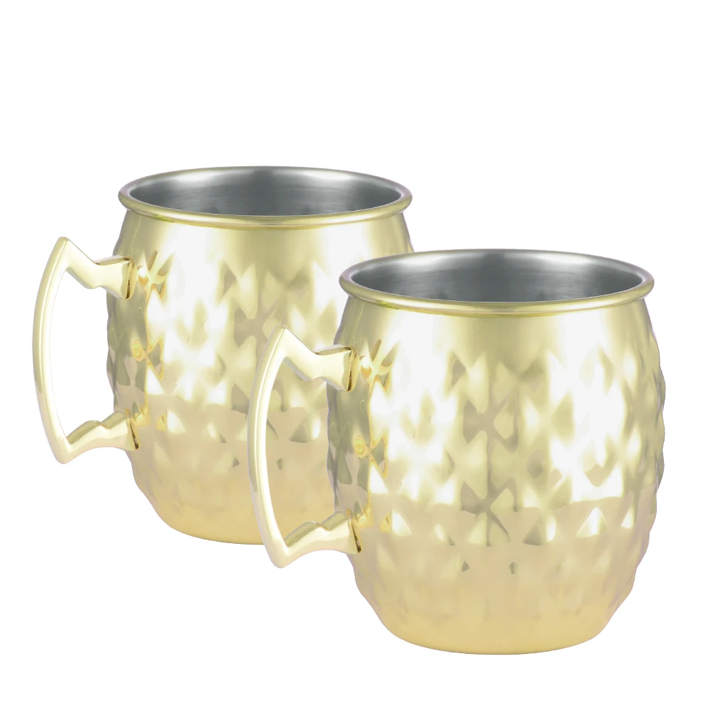 304 кружки для москского Мула из нержавеющей стали 18 унций с забитой подкладкой