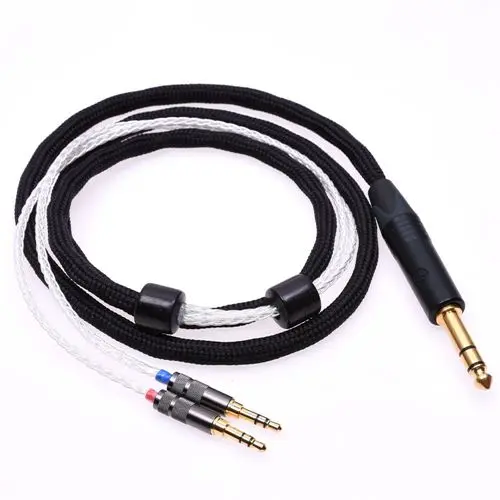 Черная Втулка 16 ядер 5N Pcocc Hifi кабель 2x3,5 мм для Hifiman Arya HE1000se HE5se HE6se HE4xx кабель для обновления наушников