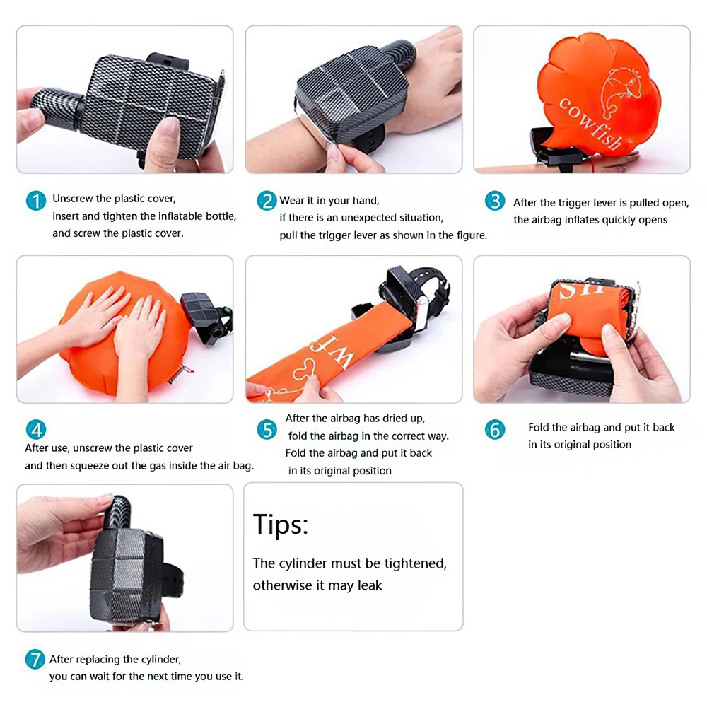 

Wristband Emergency Aid Flotation Device Self Rescue Anti-Drowning Armband Lifesaving Bracelet Float For Swimming Diving Surfing