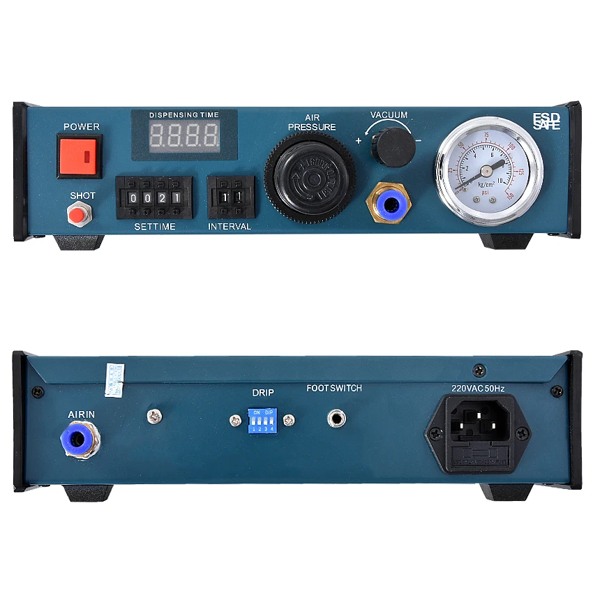 Профессиональный цифровой автоматический диспенсер для клея 983A Пипетка