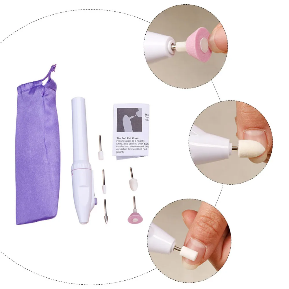 

1Set Electric Nail Grinder Multifunctional Nail Grinding Tool Nail Art Polisher