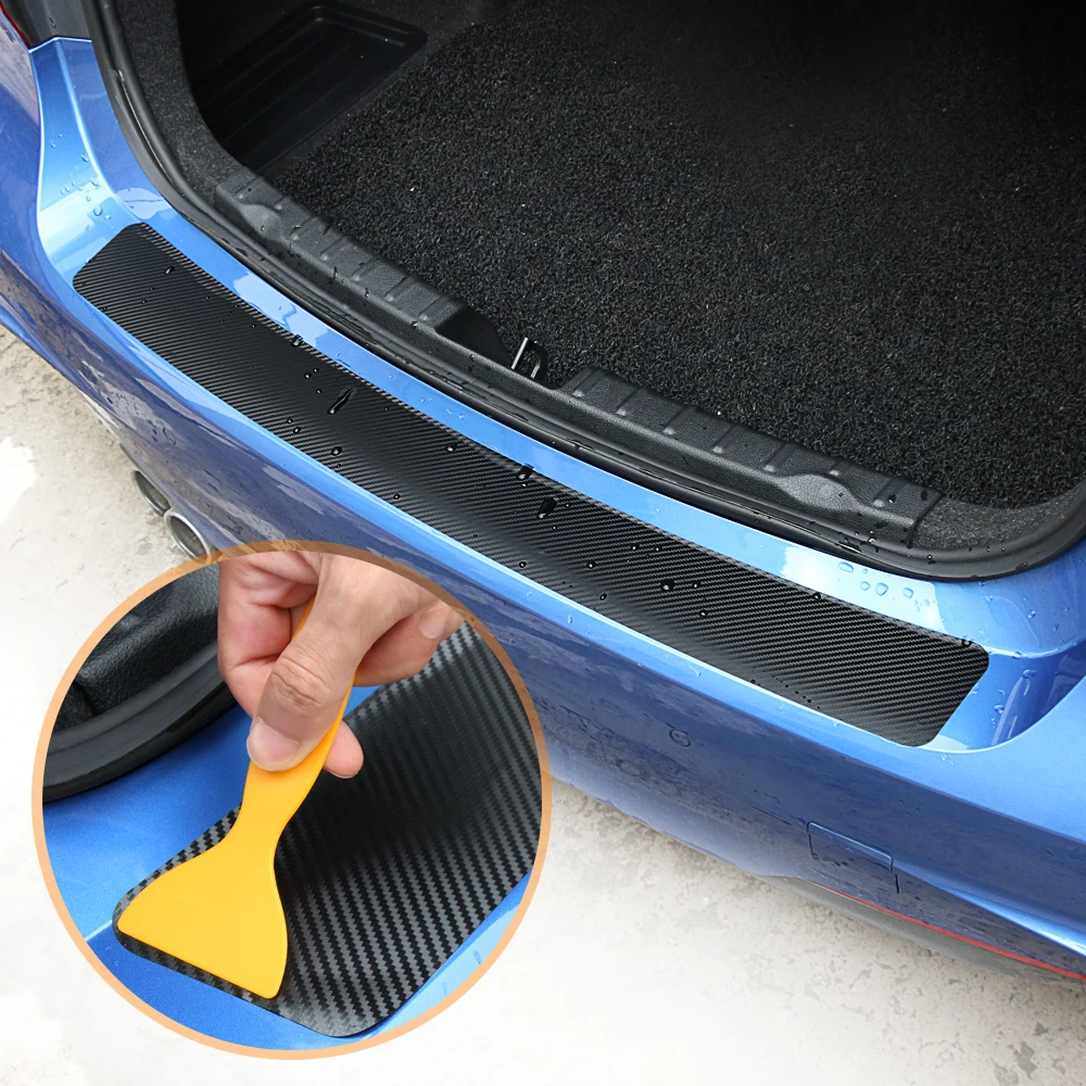 Наклейка на багажник автомобиля из углеродного волокна для Subaru Forester Impreza Legacy Outback