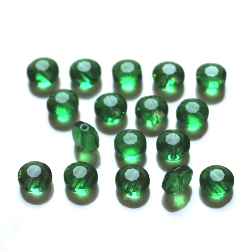 StreBelle 8mm 100pcs Round Facet Shining Crystal Glass Beads For Handmade DIY Fashion Jewelry Making Wholesale | Украшения и