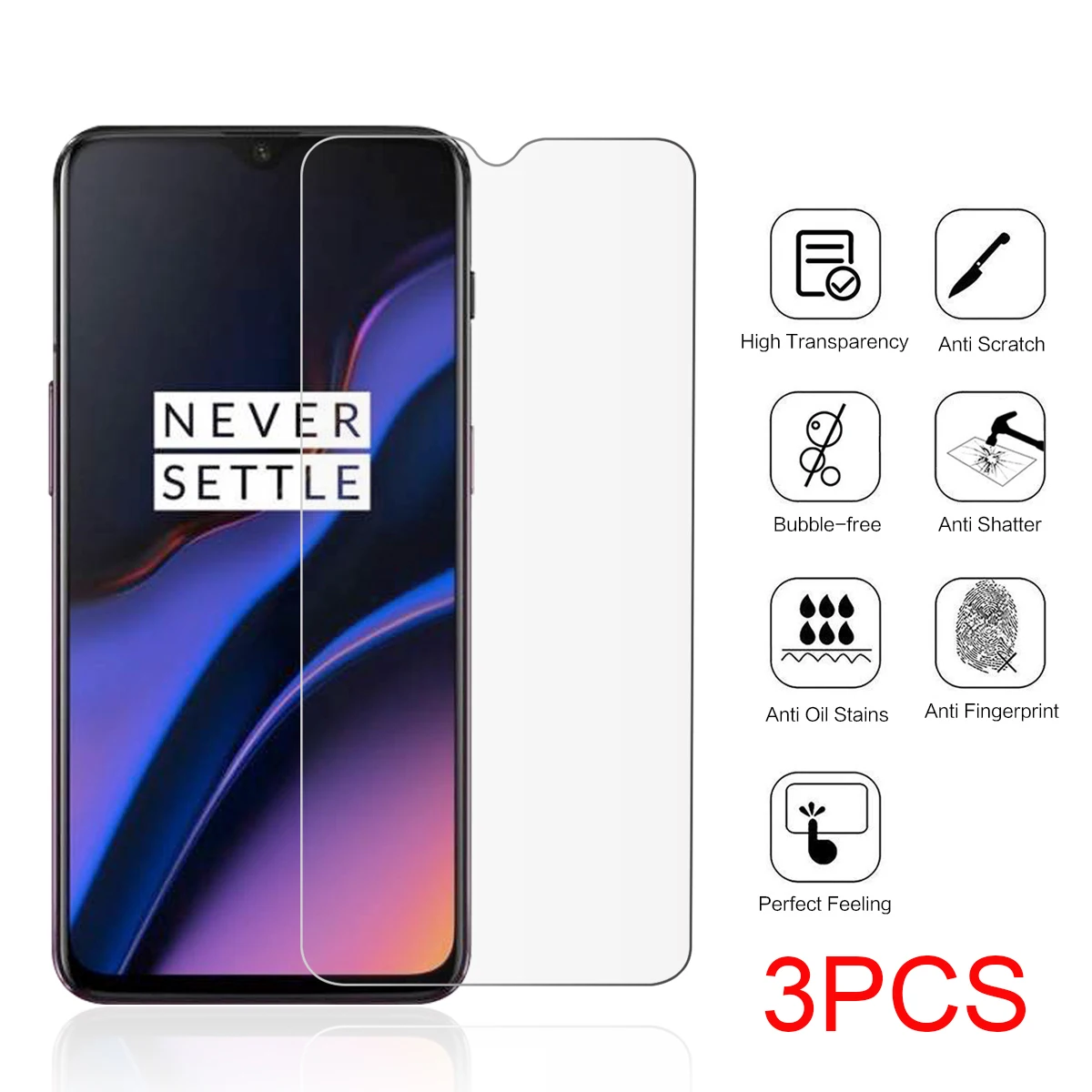 Прозрачное закаленное стекло для Oneplus 7 7T защитное 6 6T 5 5T 3 3t защита экрана One Plus шт. |