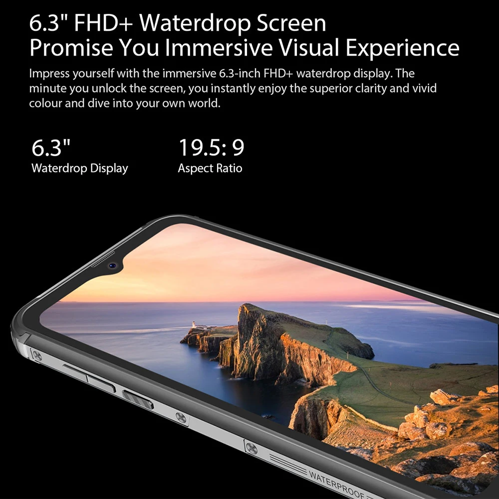 Blackview BV9800 смартфон с 6 3 дюймовым дисплеем процессором Helio P70 ОЗУ ГБ ПЗУ 128 48 0 МП 6580