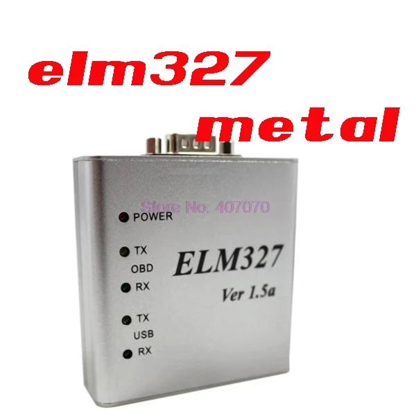 DHL/Fedex 30 шт высокое качество ELM327 металлический алюминиевый OBD2 автоматический