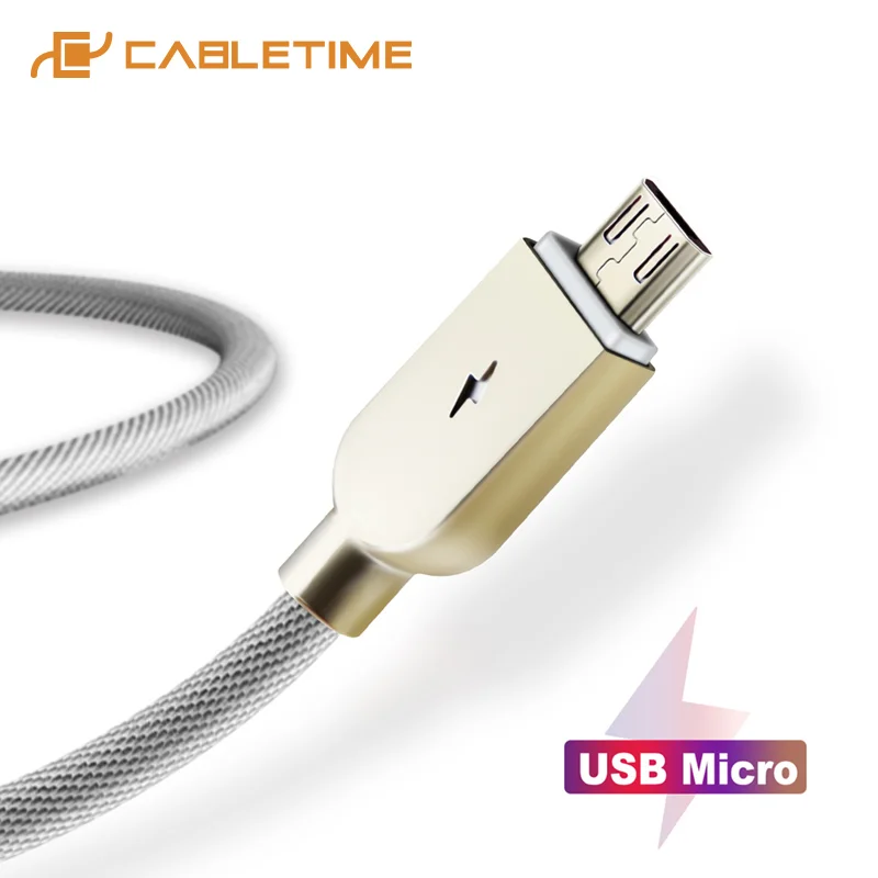 Кабель Micro USB CABLETIME C144 стабильный шнур для быстрой зарядки зарядное устройство Usb