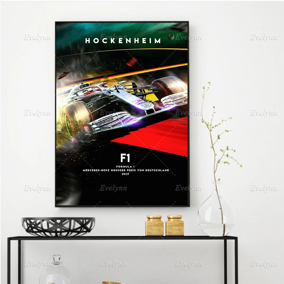 

Modern Retro Ssport Car F1 Poster Abstract Gaming Car Wall Art HD Print Modular Pictures Living Room Home Decor Canvas Painting