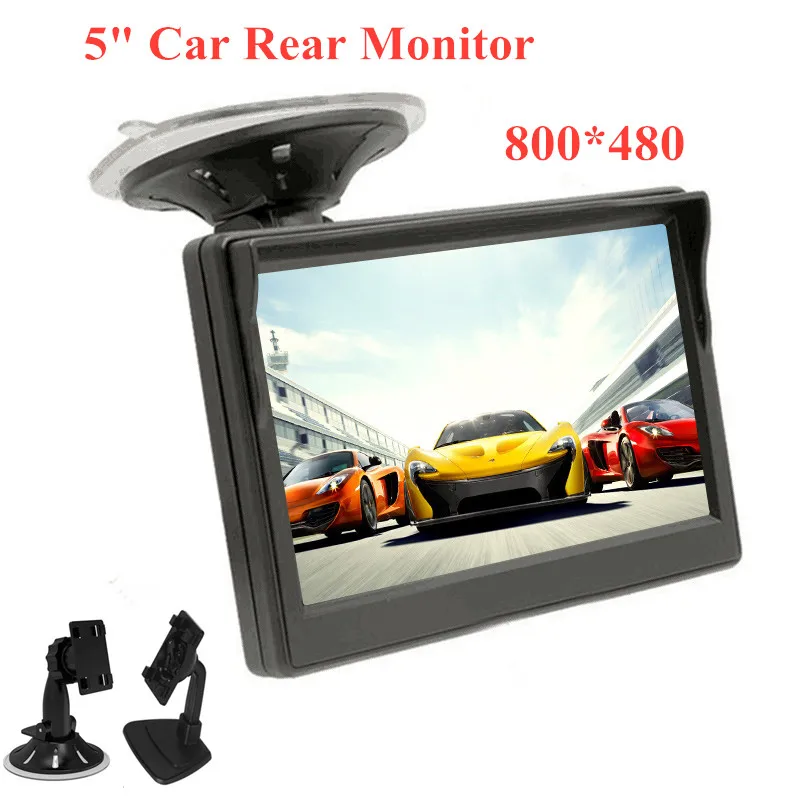 5 дюймов Автомобильный монитор 800*480 на тонкопленочных транзисторах