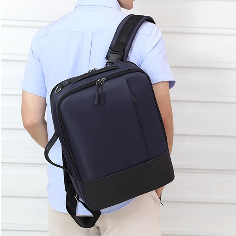 Men Shoulder Business Laptop Anti Theft Backpack Women Oxford Waterproof Travel School Bag Leisure Usb Charging Teenage | Спорт и