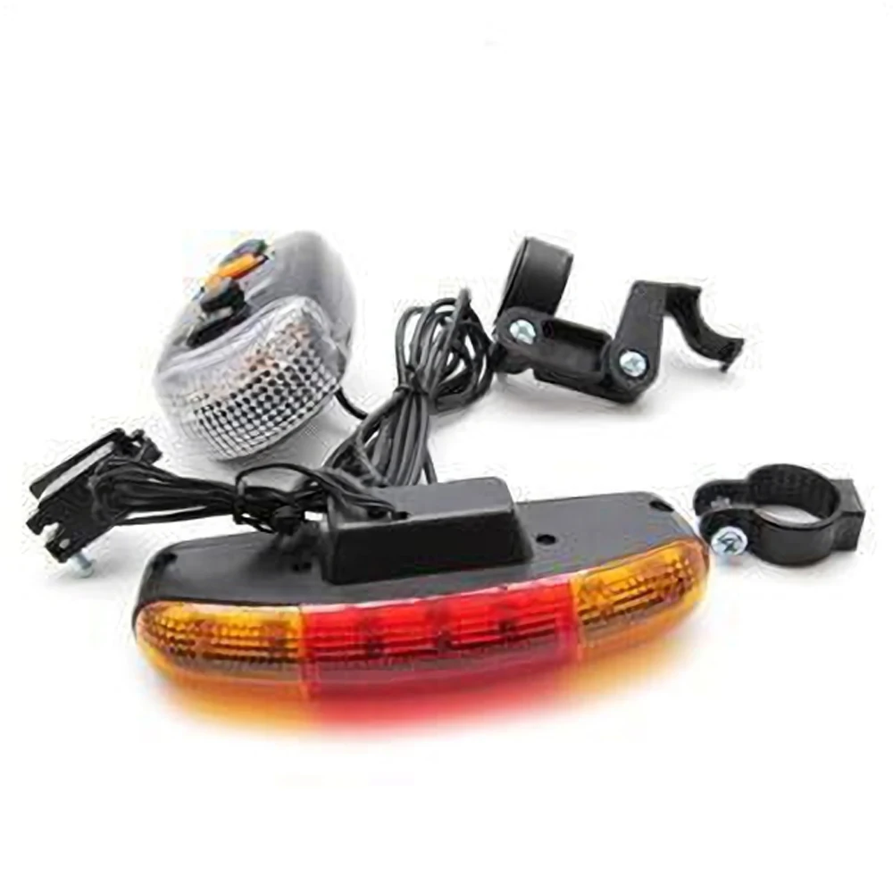 

Bicycle Tail Light Multi function Night Cycling Turn Signal Brake Tail Lamp Bicycle Bell Steering Lamp with Electronic Horn