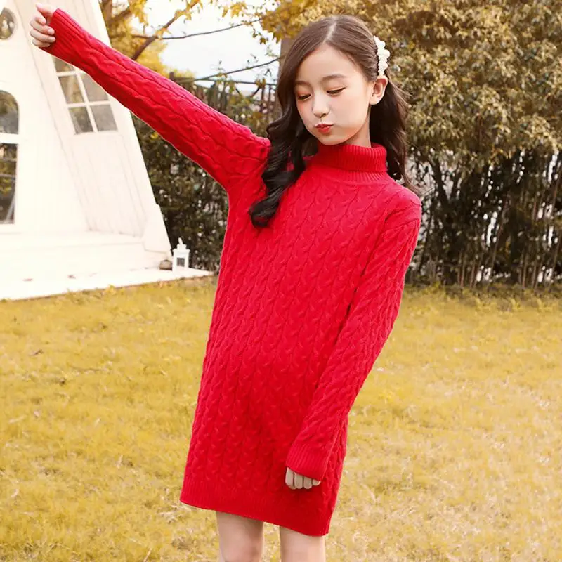 Новинка 2020 года сезон осень-зима детское трикотажное платье для девочек детская