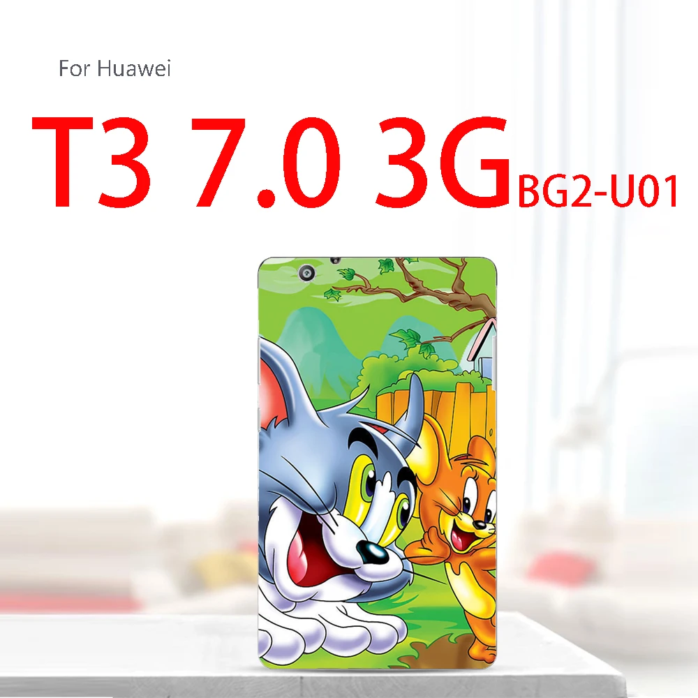 Разноцветный планшет чехол для huawei MediaPad T3 7,0 3g версия BG2-U01 7 дюймов ультра тонкий мягкий силиконовый чехол на заказ Diy - Цвет: G7 mao xi shu