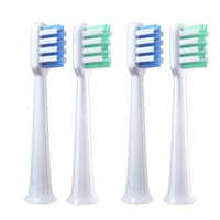 suitable brush head 4pcsset clean for dr bei c1 series electric toothbrush oral care teeth toothbrush floss action brush heads