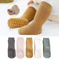 baby winter cotton socks shoes non slip infant walk socks shoes toddler floor casual toddler anti slip socks grip slippers