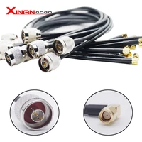 xinangogo rf coaxial cable n to sma connector n male to rp sma male right angle rg58 pigtail cable 50cm