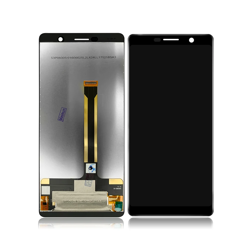 ЖК дисплей для Nokia 7 Plus TA 1062 сенсорный экран 6 0 дюйма с цифровым преобразователем в