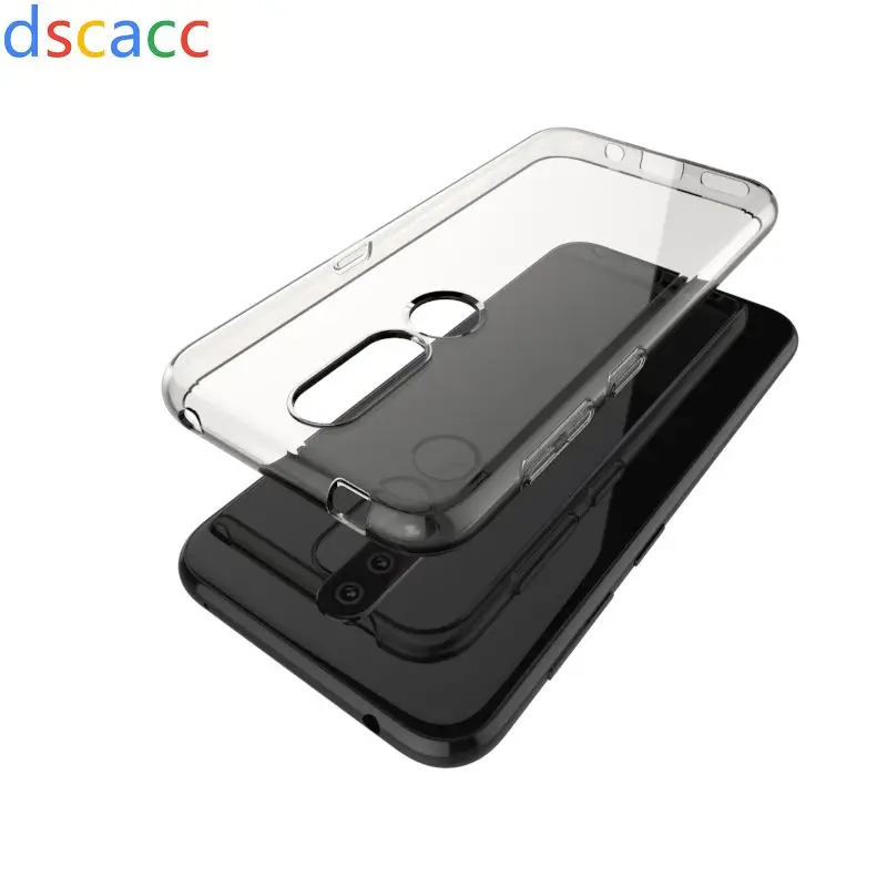 Прозрачный мягкий чехол DSCACC из ТПУ для Nokia X71 4 2 3 1 5 6 Plus 7 X7 X5 9 PureView 100 шт. | Мобильные